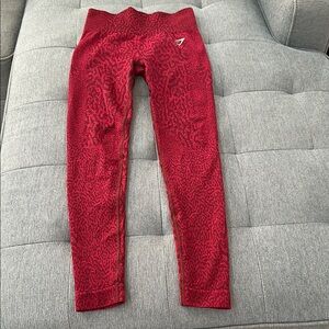 Gymshark Red Seamless Leggings